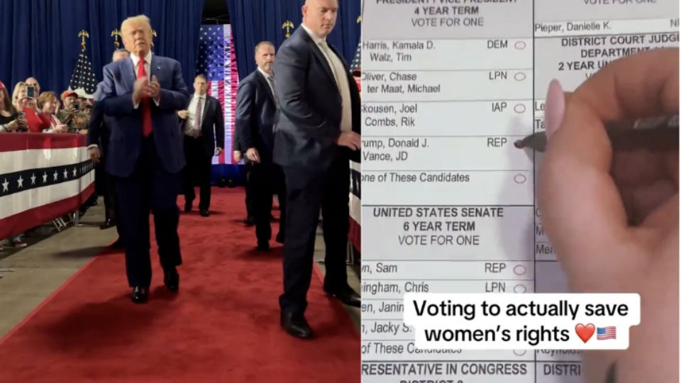 Eleitores de Trump divulgam voto antecipado nas redes.
