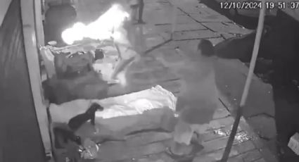 VÍDEO: criminoso ateia fogo em pessoas que dormiam na rua