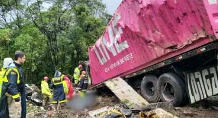 Carreta desgovernada causa trágico acidente e mata nove pessoas em rodovia paranaense