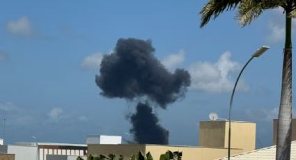 VÍDEO: caça da Força Aérea Brasileira cai em Natal