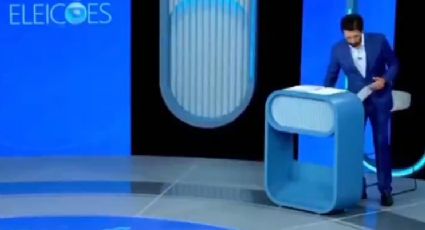 VÍDEO - Nunes leva bronca de Tralli e passa vergonha no debate da Globo