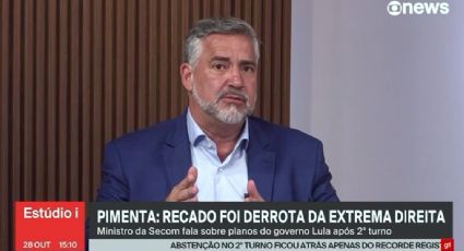 Pimenta avalia que grande derrotada na eleição é extrema direita e que governo Lula sai fortalecido