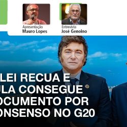 AO VIVO: Milei recua e Lula consegue documento por consenso no G20 | Pacote de Haddad está pronto