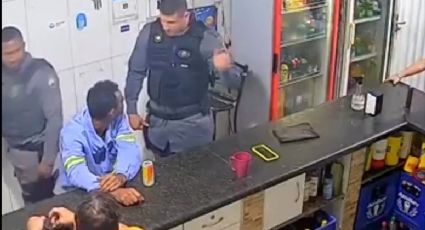 VÍDEO: PM agride suspeito de ter batido na própria mãe