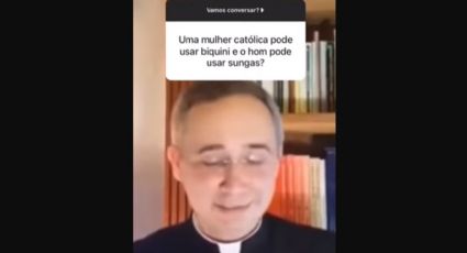 Padre diz que usar biquíni é pecado mortal: “Você está pelada! Deixa de ser louca”