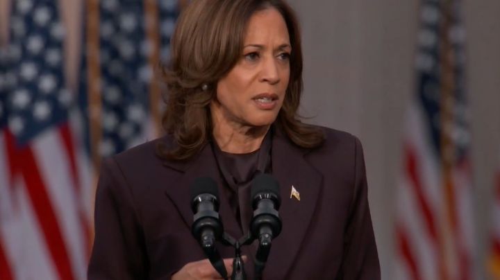 VÍDEO - A trágica declaração de Kamala após derrota:  “tempos sombrios”