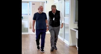 Lula posta vídeo bem disposto andando pelo hospital e agradece apoio