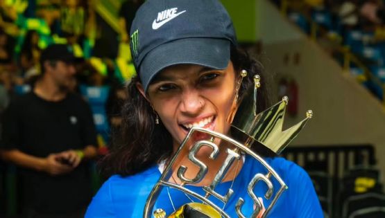 Histórico. Rayssa Leal é a primeira tricampeã mundial de skate