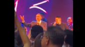 Foto ilustrativa de la nota titulada: VÍDEO: Barroso surpreende ao cantar samba em casamento de Flávio Dino