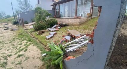 Tipo de tsunami atinge litoral de Santa Catarina e provoca estragos