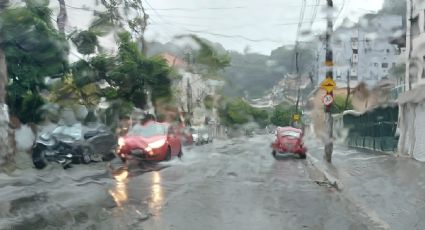 Baixada Santista registra temporal com ventos que podem chegar a 100 km/h