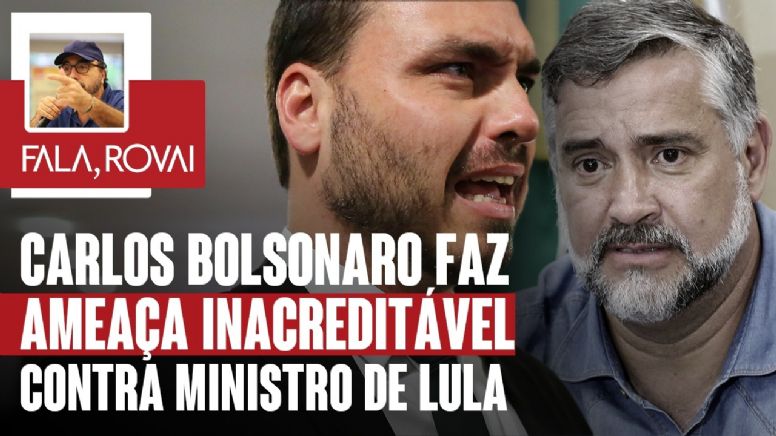 Carlos Bolsonaro faz ameaça inacreditável contra ministro de Lula