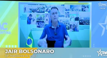 Bolsonaro choraminga por anistia a golpistas do 8/1 em evento da extrema direita na Argentina