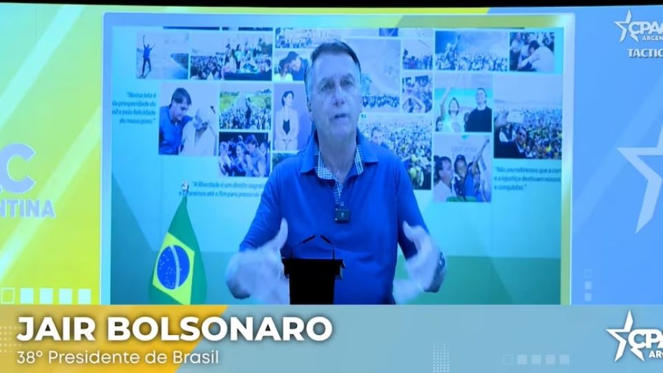 Bolsonaro no CPAC na Argentina