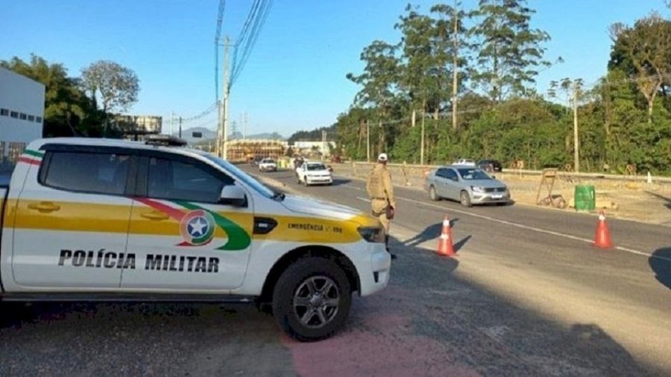 Viatura da PM de Santa Catarina