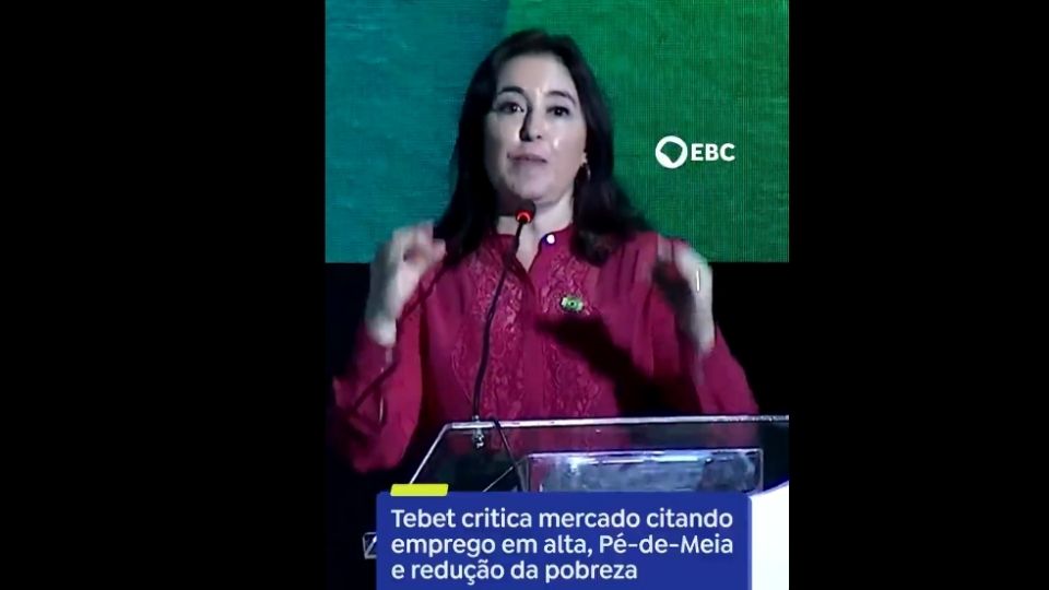 Simone Tebet discursando