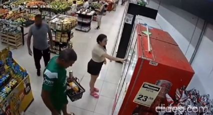 VÍDEO: Homem persegue idoso após discussão e dá cabeçada nele em supermercado