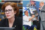 Com troca de afagos, Lula e Tarcísio "alugam triplex" na cabeça de Carla Zambelli