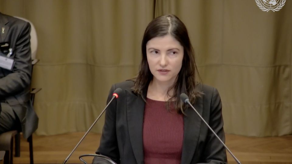 A representante do Brasil disse que o direito à autodeterminação dos palestinos não pode ser violada.