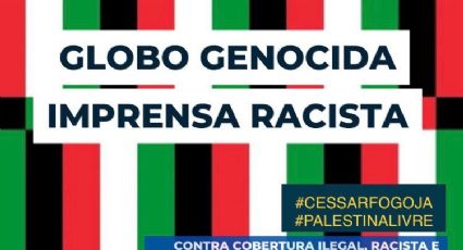 Judeus e árabes se unem na porta da Globo em protesto contra "cobertura racista" da emissora