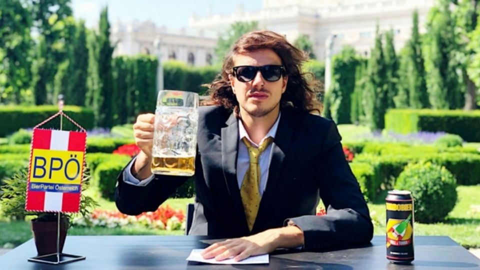Marco Pogo, líder do Partido da Cerveja