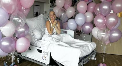 Fabiana Justus comemora sucesso de transplante de medula óssea