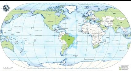 Mapa-múndi com o Brasil no centro: saiba como adquirir o seu