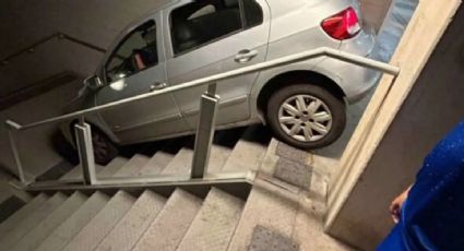 VÍDEO – torcedor desce escadaria do Mineirão de carro: “vi uma placa saída e fui”