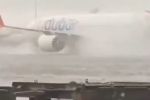 VÍDEO: Aviões "navegam" em enchente bizarra em aeroporto no deserto