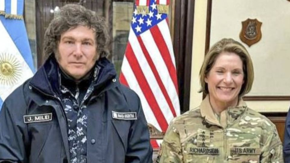 Milei teve três encontros com a general dos EUA em três dias de visita à Argentina.
