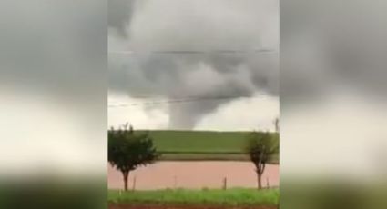 VÍDEO: Na região de Passo Fundo (RS), cidade é atingida por tornado