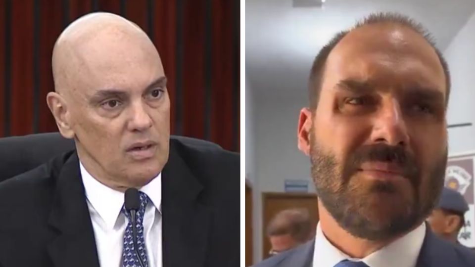 Alexandre de Moraes dá indireta para Eduardo Bolsonaro