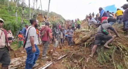 IMAGENS FORTES: Duas mil pessoas soterradas vivas em Papua Nova Guiné