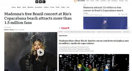 Show de Madonna no Rio ganha destaque na mídia internacional