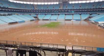 Arena do Grêmio inundada pelo Guaíba é saqueada após desastres no RS