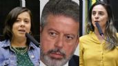 Foto ilustrativa de la nota titulada “PL do Estupro”:  Sâmia Bomfim e Fernanda Melchionna enquadram Arthur Lira