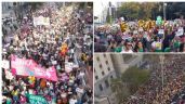 Foto ilustrativa de la nota titulada VÍDEO: Mulheres tomam a Avenida Paulista em ato contra Lira e o PL do Estupro