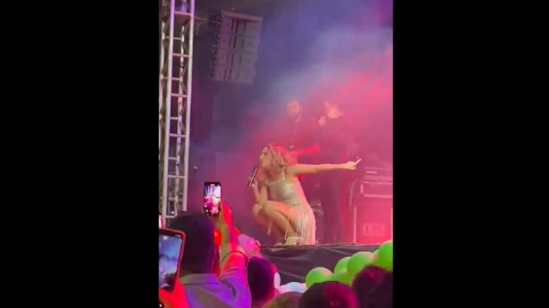 VÍDEO: Wanessa Camargo expulsa de show sujeito que fazia gestos obscenos