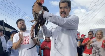 Campanha de Maduro tem galo, Cristo, Chávez e muita dança