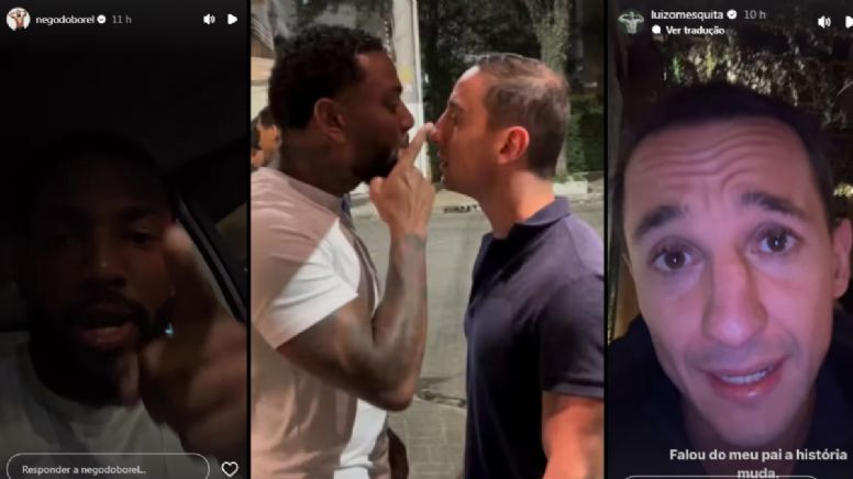 Nego do Borel e filho de Otávio Mesquita trocam ameaças após tapa na cara; vídeo