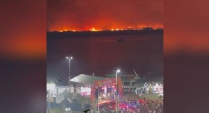 VÍDEO: Cultura resiste? Pantanal queima ao fundo de festa de São João