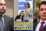 Carla Zambelli responde com vídeo em que chora a fogo-amigo liderado por Carlos Bolsonaro