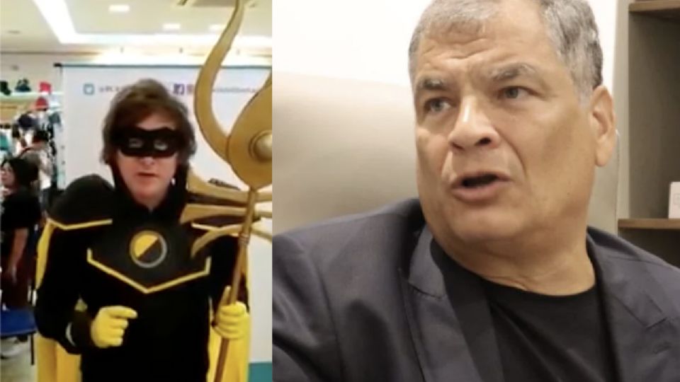 Milei já se vestiu de general Ancap, da Liberlândia; Correa identifica nele um perigo para o futuro da América Latina.