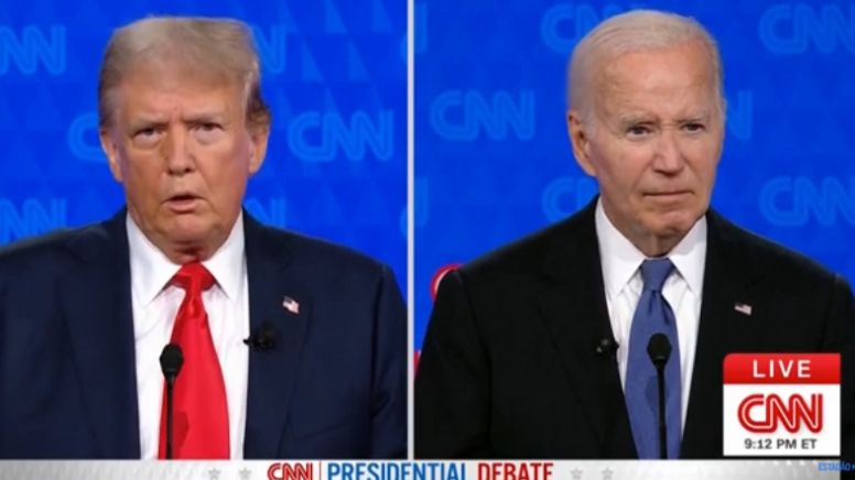 O debate de Biden e Trump diz muito sobre a democracia nos EUA