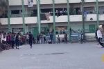 IMAGENS FORTES: Vídeo mostra ataque israelense contra escola enquanto crianças jogavam futebol