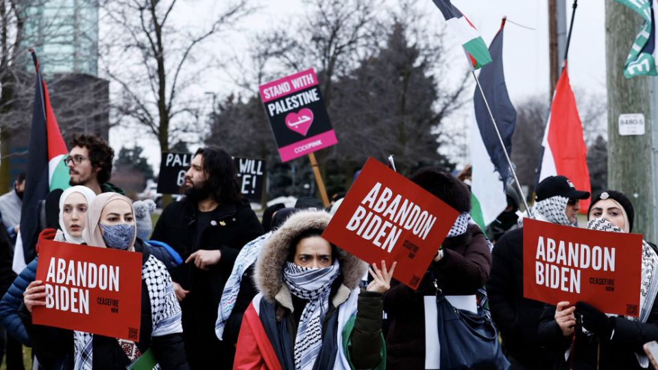Embora tenha sido bem sucedida, campanha nos EUA contra o genocídio em Gaza foi quase esquecida pela mídia.