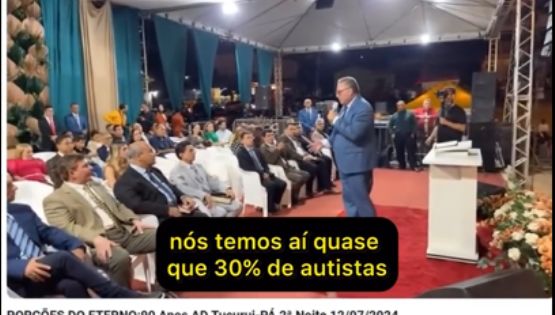 Pastor que disse que autismo era “coisa do diabo” é denunciado pelo MP