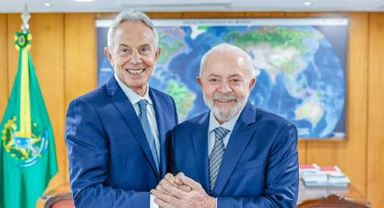 Lula recebe Tony Blair e fala sobre aliança democrática contra a extrema direita