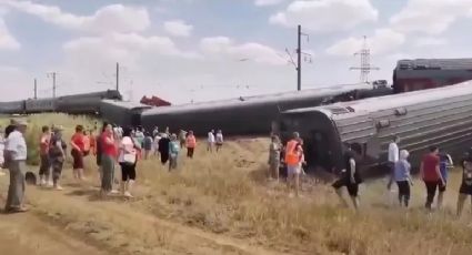 VÍDEO: trem com mais de 800 passageiros descarrila na Rússia e deixa feridos