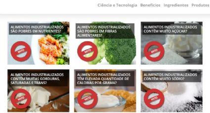 Tarcísio faz propaganda de alimentos ultraprocessados em site com apoio do governo de SP